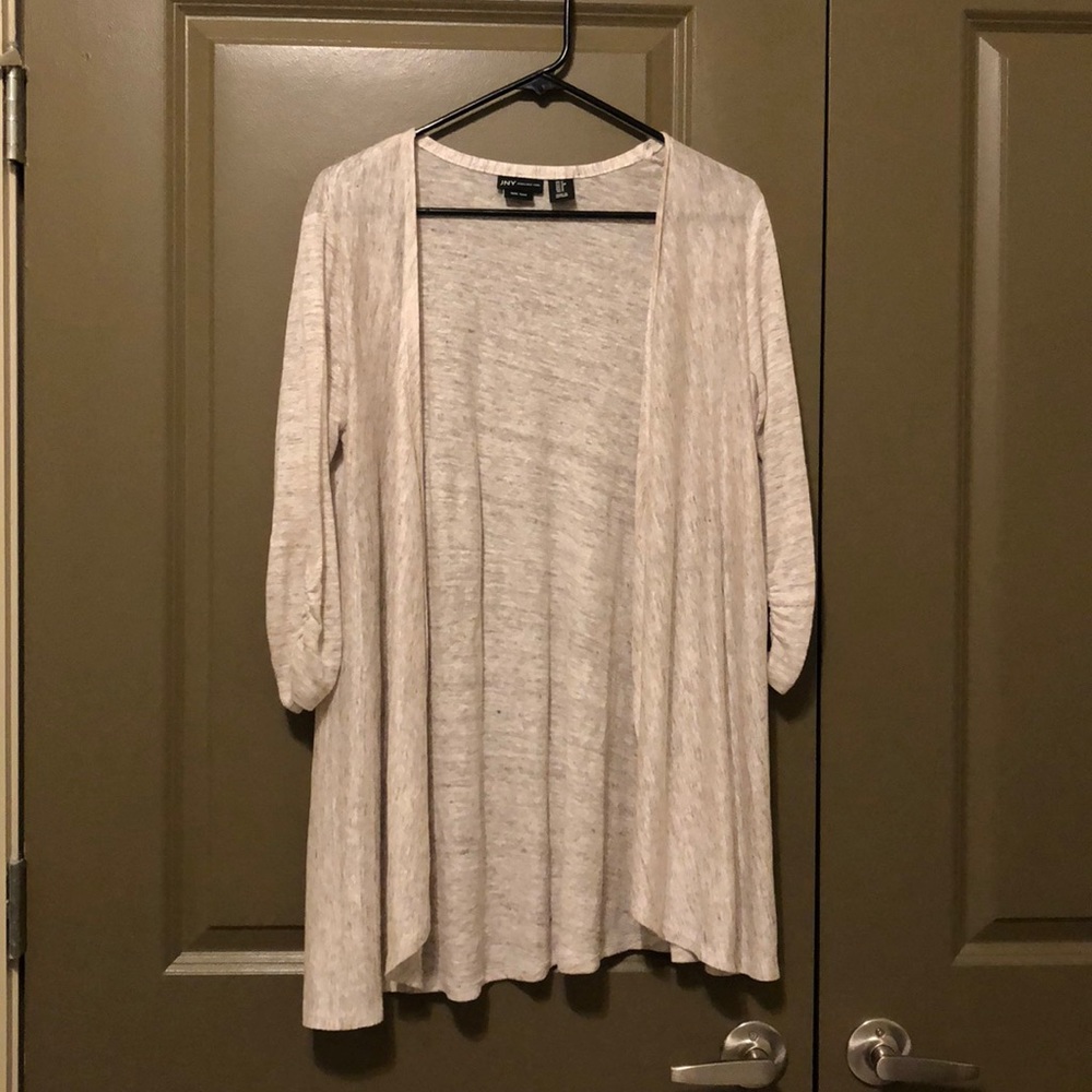 S cream Jones New York cardigan